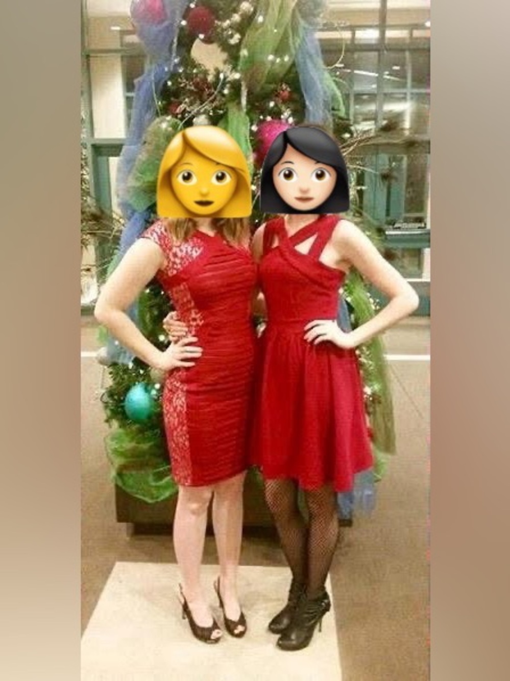 Ya Los Angeles Red Fit & Flare Dress